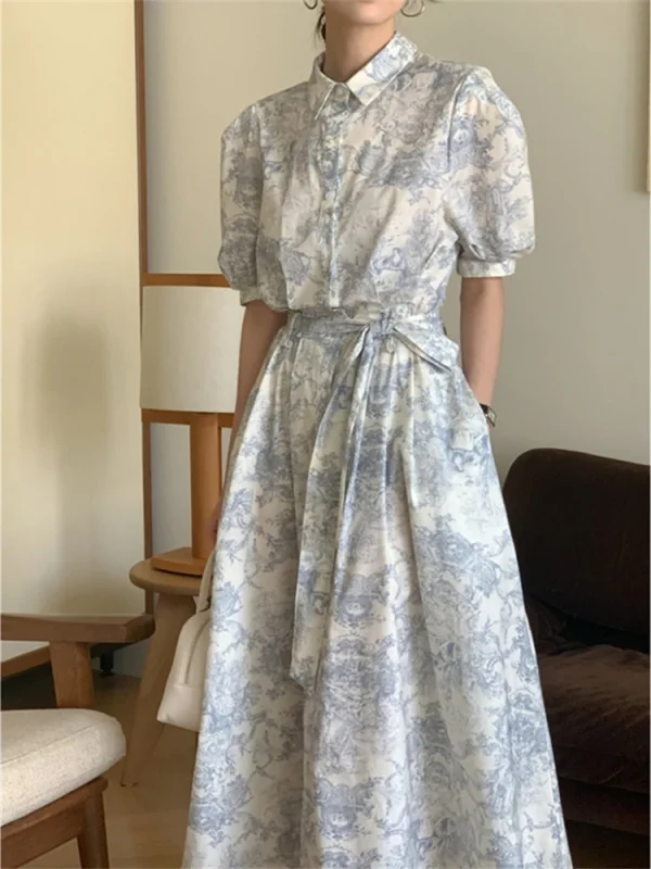 Vestidos Para Mujer Summer Dress Long Dresses For Women Vintage Dresses De Mujer Elegantes Vestido Feminino Traf Official Store